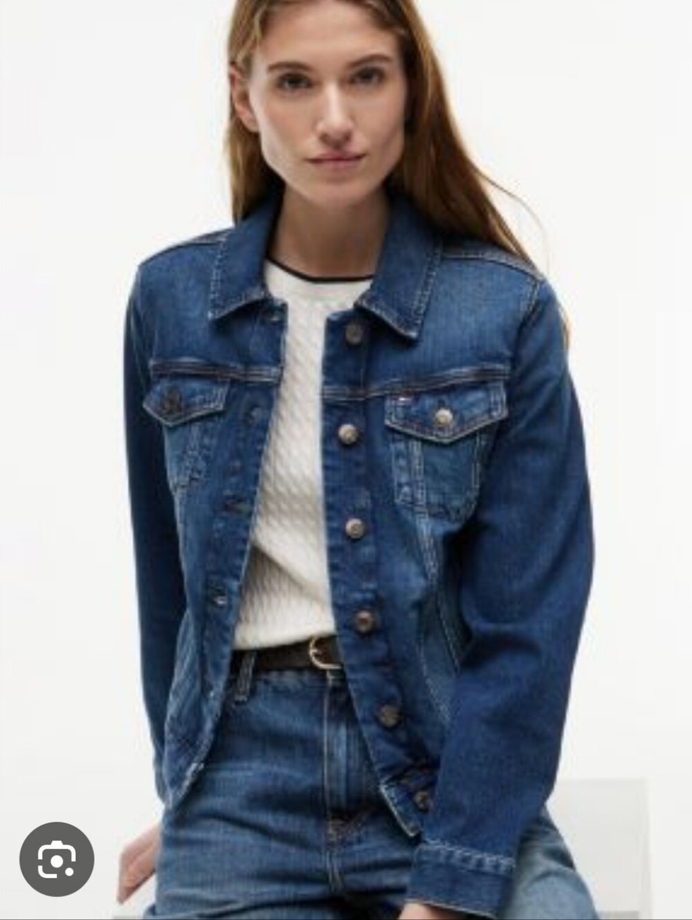 NWOT Bench Women's Dark Blue Denim Jacket